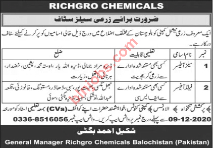 Richagro Chemicals Balochistan 