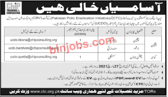 Chip Training and Consulting CTC Jobs 2021