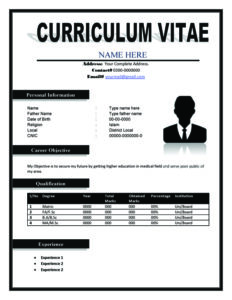 CV Templates Balochistan Jobs cv-templates-balochistan-jobs