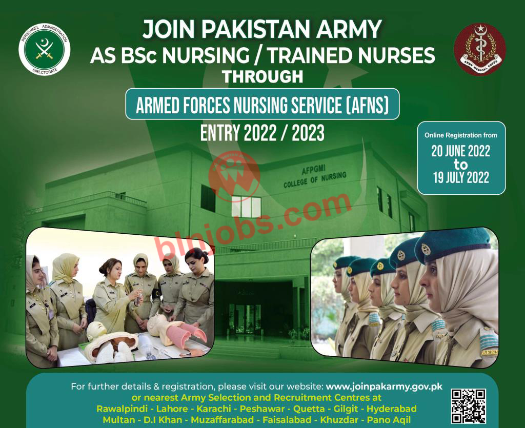 Join Pak Army Through AFNS